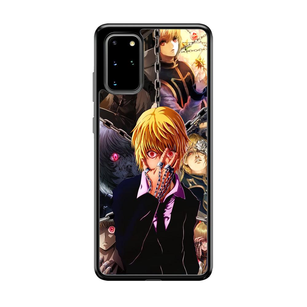 Hunter X Hunter Kurapika Collage Mode Samsung Galaxy S20 Plus Case-Rubber Black (2D Case)-Oxvistore