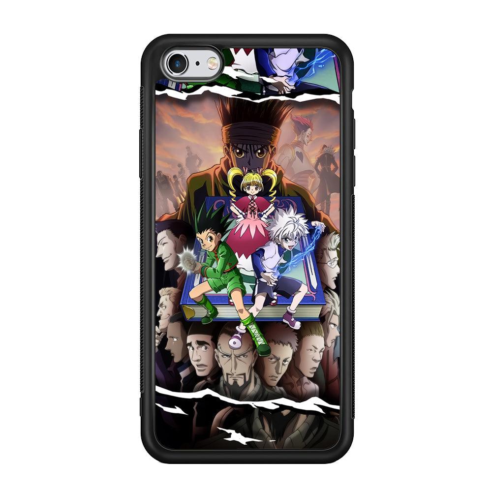 Hunter x Hunter Book of Secret iPhone 6 Plus | 6s Plus Case-Rubber Black (2D Case)-Oxvistore