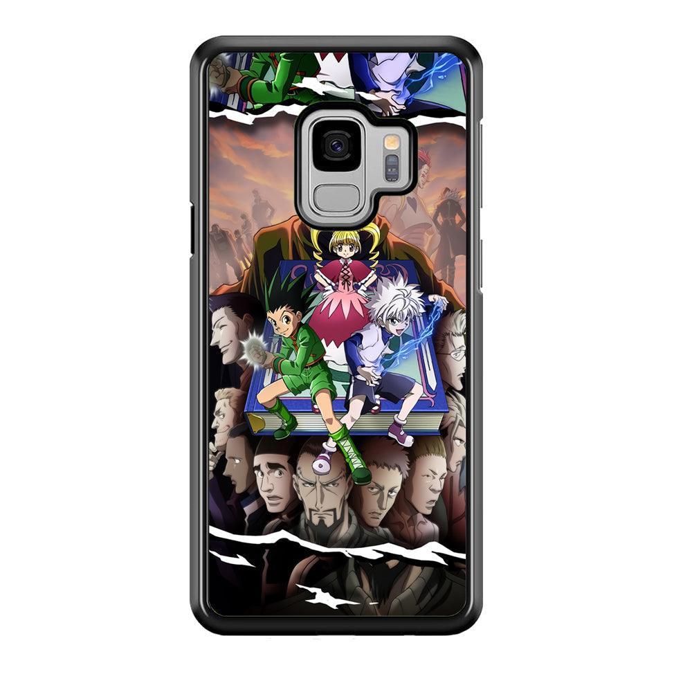 Hunter x Hunter Book of Secret Samsung Galaxy S9 Case-Rubber Black (2D Case)-Oxvistore