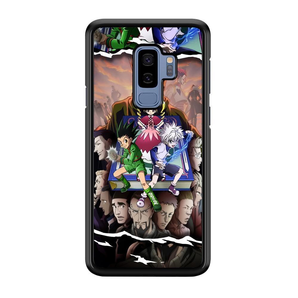 Hunter x Hunter Book of Secret Samsung Galaxy S9 Plus Case-Rubber Black (2D Case)-Oxvistore