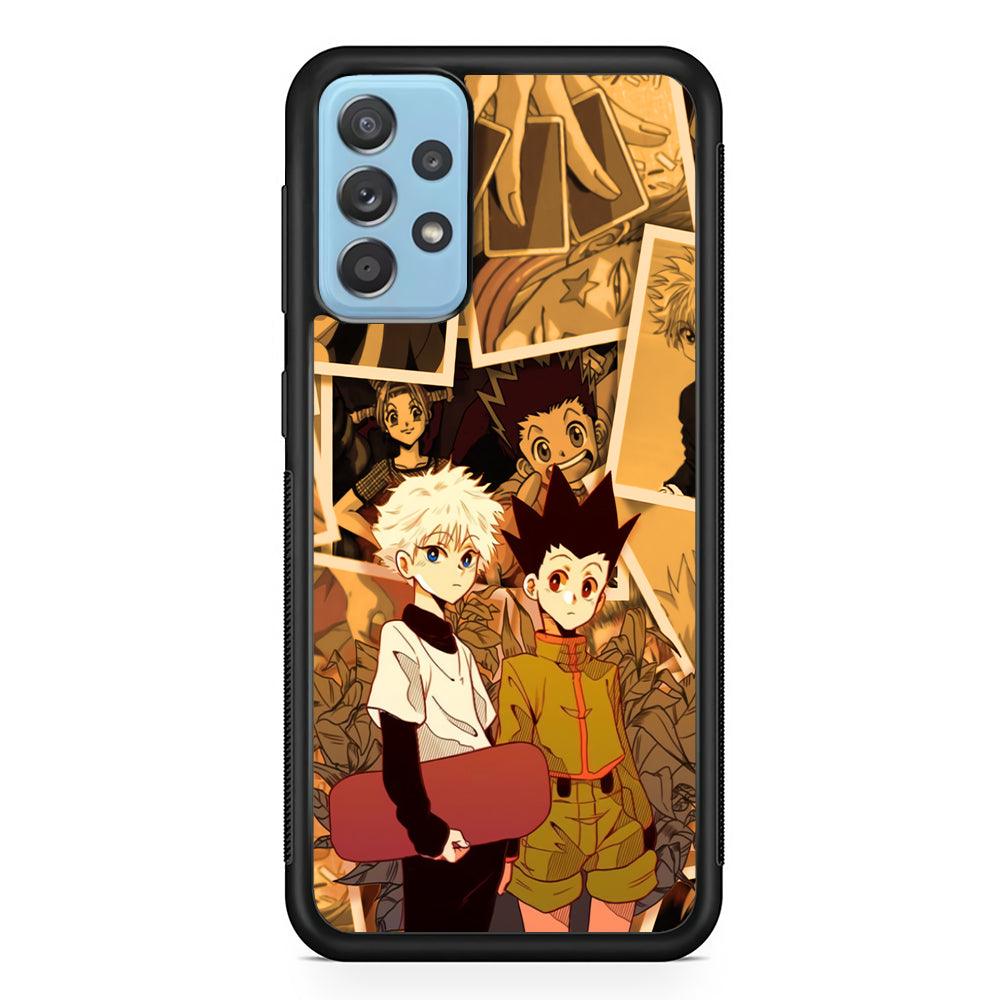 Hunter x Hunter The Comrade Assembly Samsung Galaxy A72 Case-Rubber Black (2D Case)-Oxvistore