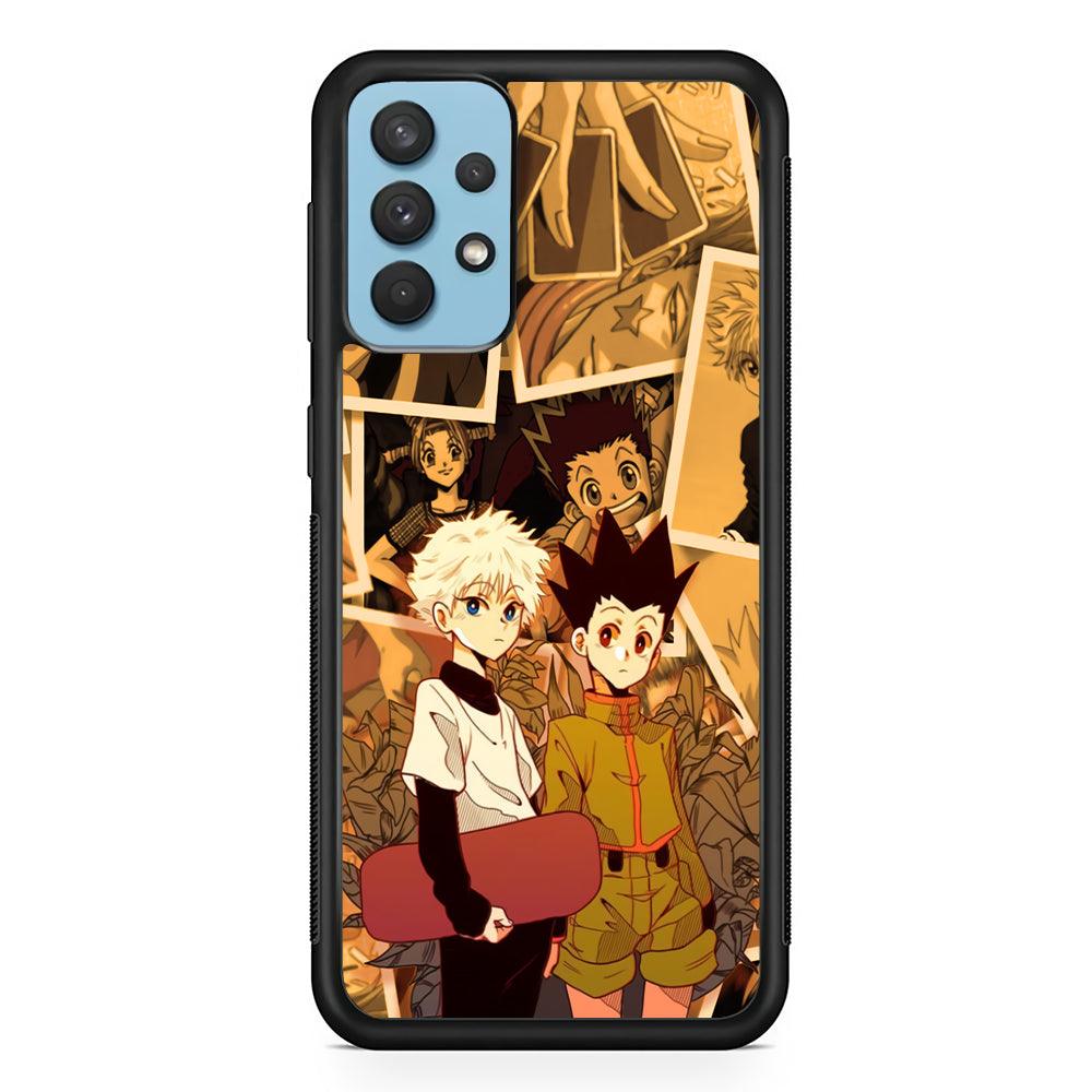 Hunter x Hunter The Comrade Assembly Samsung Galaxy A32 Case-Rubber Black (2D Case)-Oxvistore
