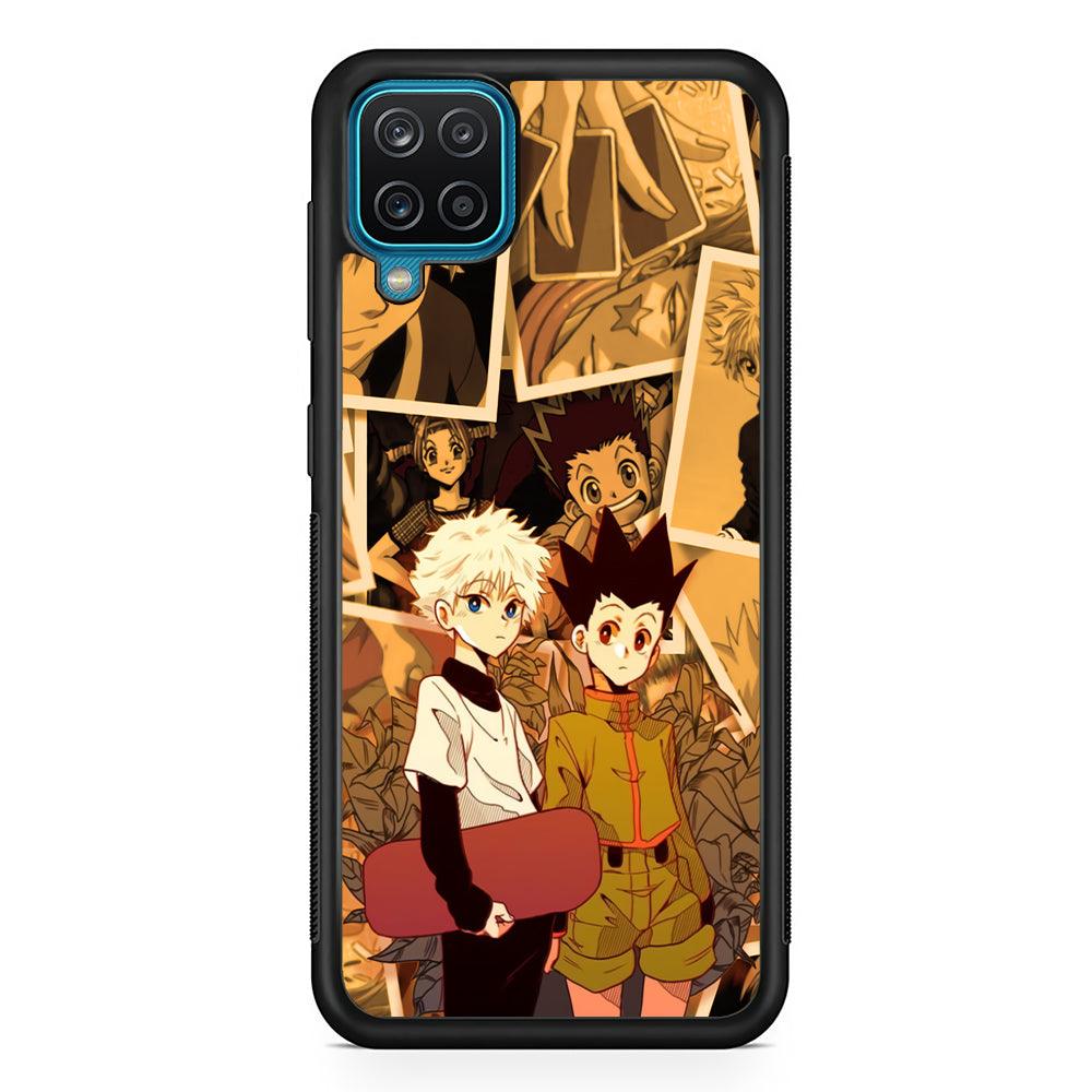 Hunter x Hunter The Comrade Assembly Samsung Galaxy A12 Case-Rubber Black (2D Case)-Oxvistore