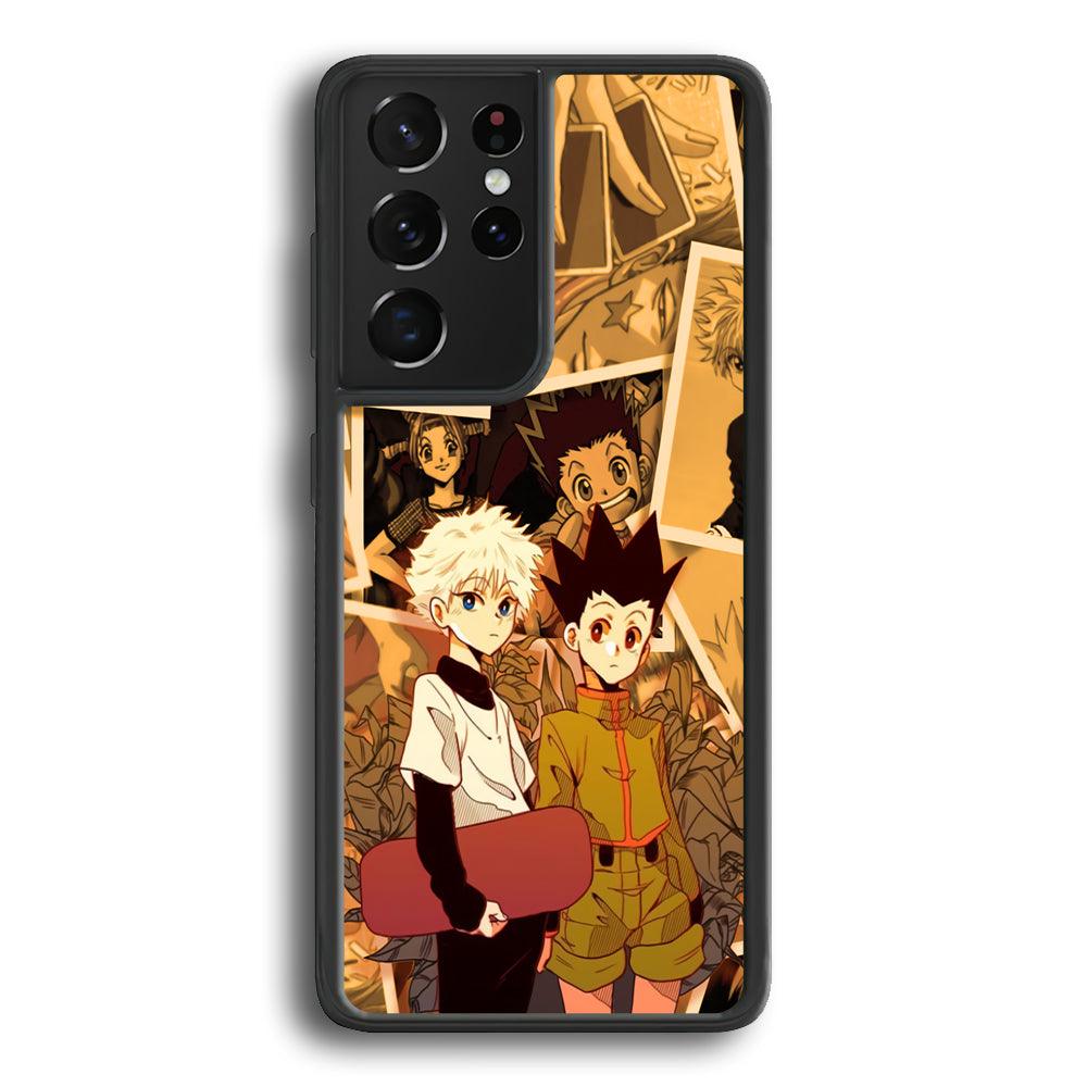 Hunter x Hunter The Comrade Assembly Samsung Galaxy S22 Ultra Case-Rubber Black (2D Case)-Oxvistore