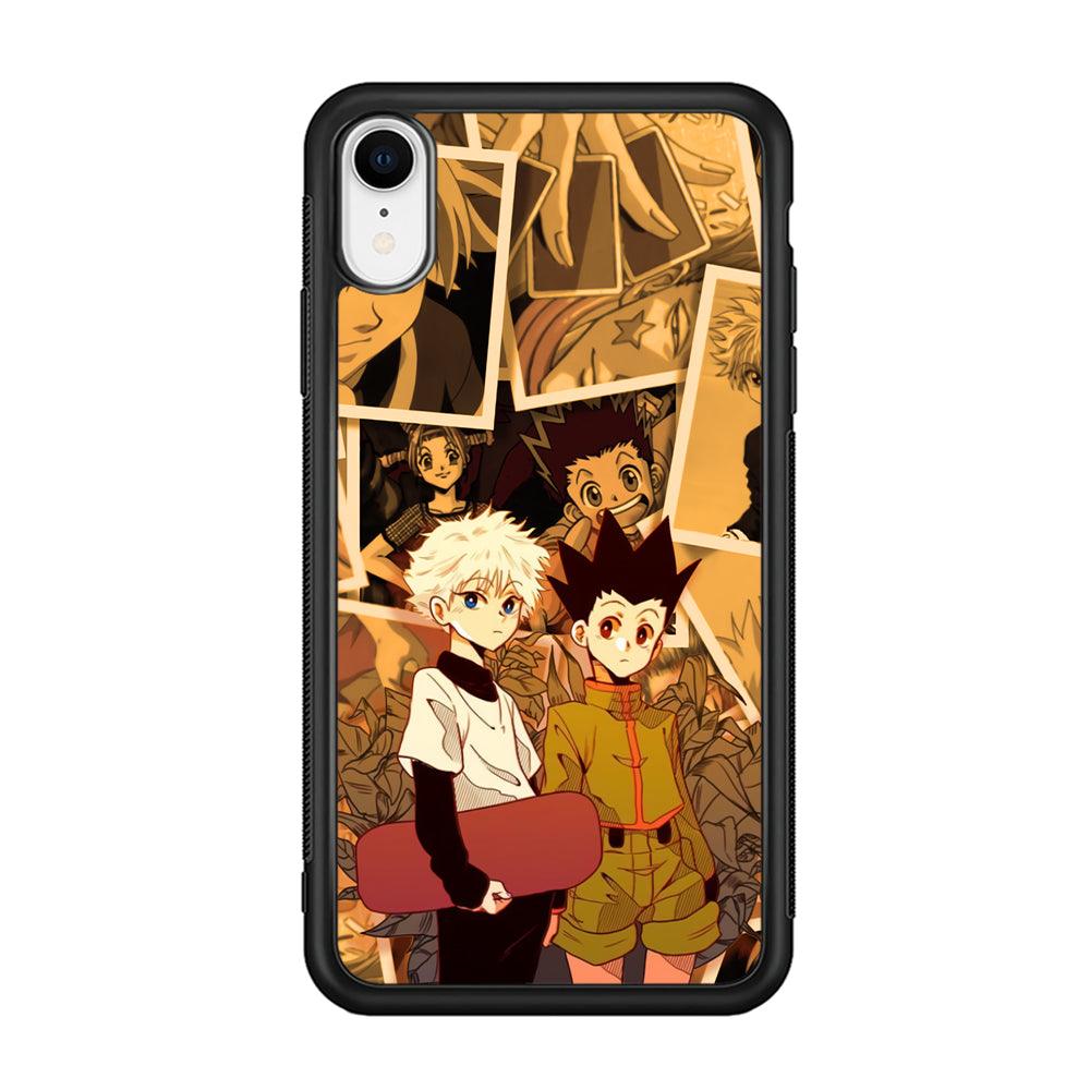 Hunter x Hunter The Comrade Assembly iPhone XR Case-Rubber Black (2D Case)-Oxvistore