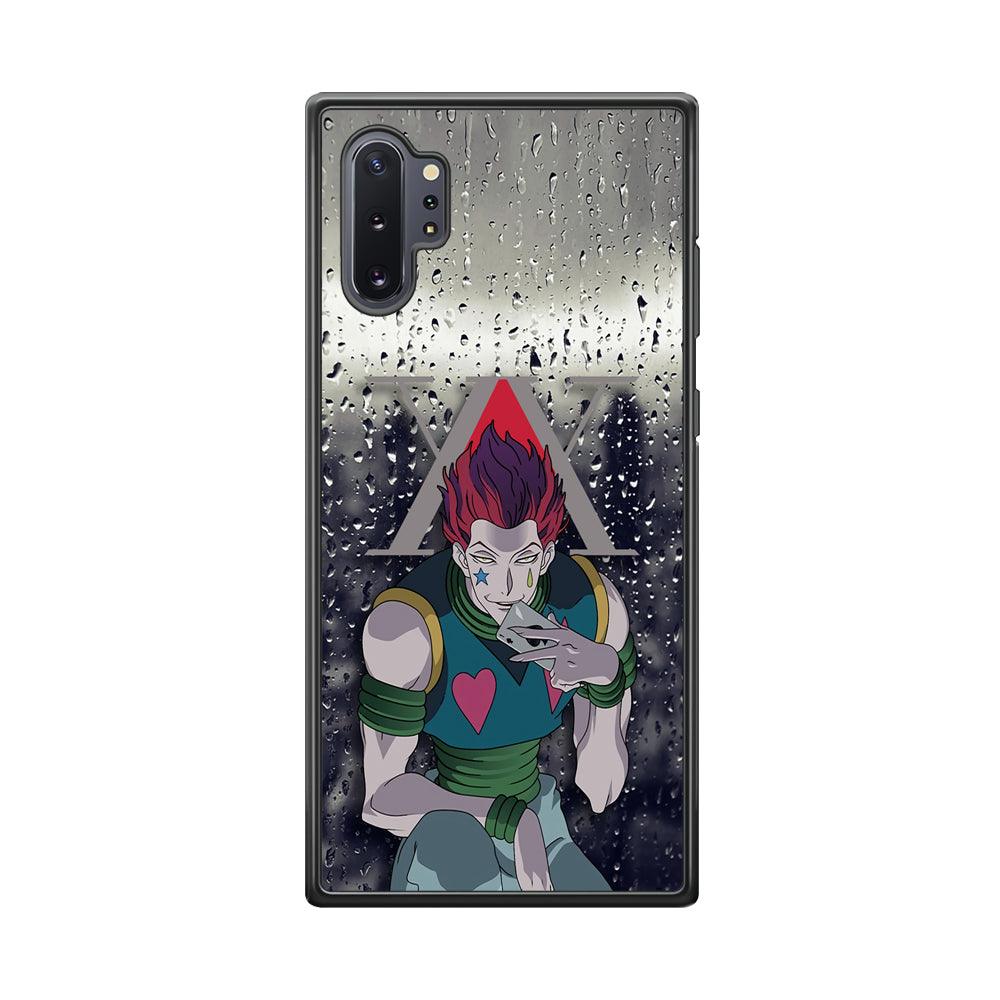 Hunter x Hunter a Day with Hisoka Samsung Galaxy Note 10 Plus Case-Rubber Black (2D Case)-Oxvistore
