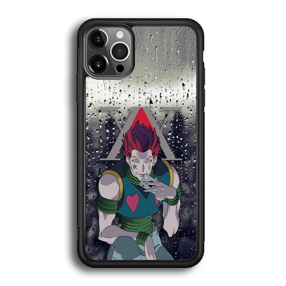 Hunter x Hunter a Day with Hisoka iPhone 12 Pro Max Case-Rubber Black (2D Case)-Oxvistore