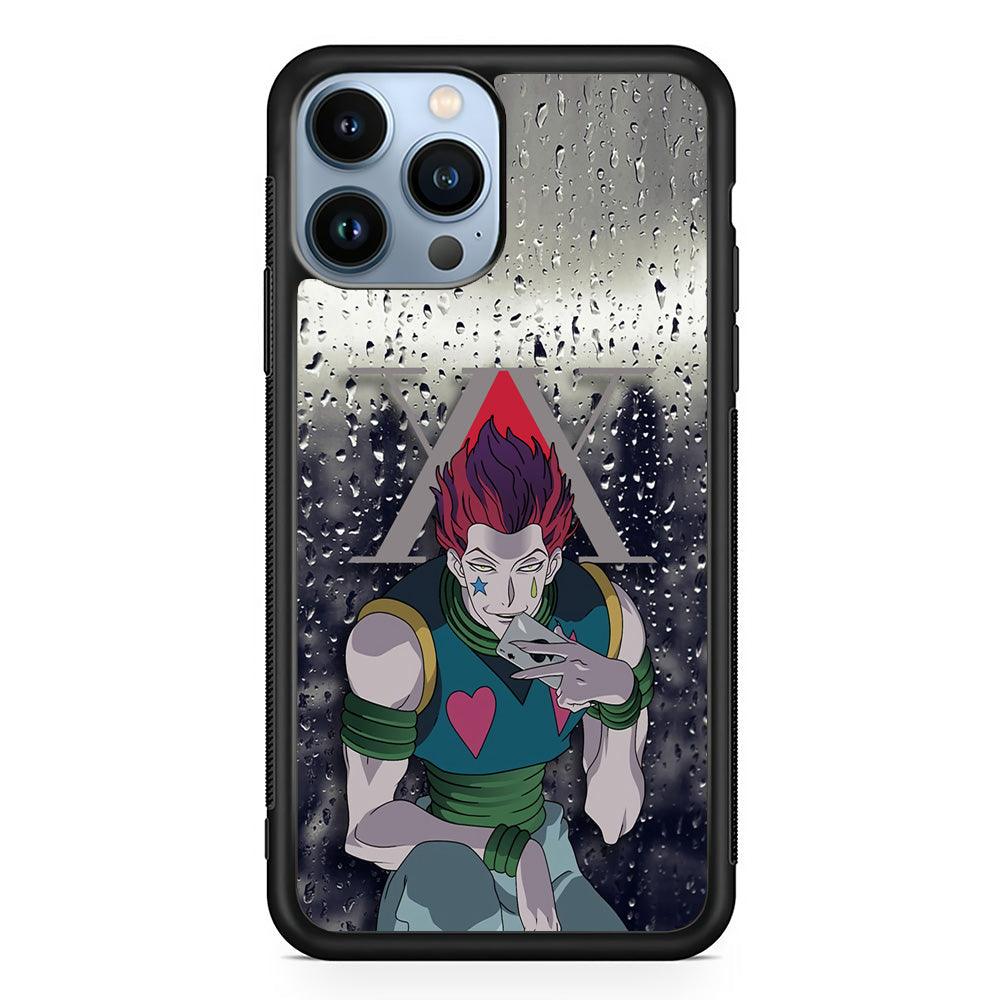 Hunter x Hunter a Day with Hisoka iPhone 15 Pro Case-Rubber Black (2D Case)-Oxvistore