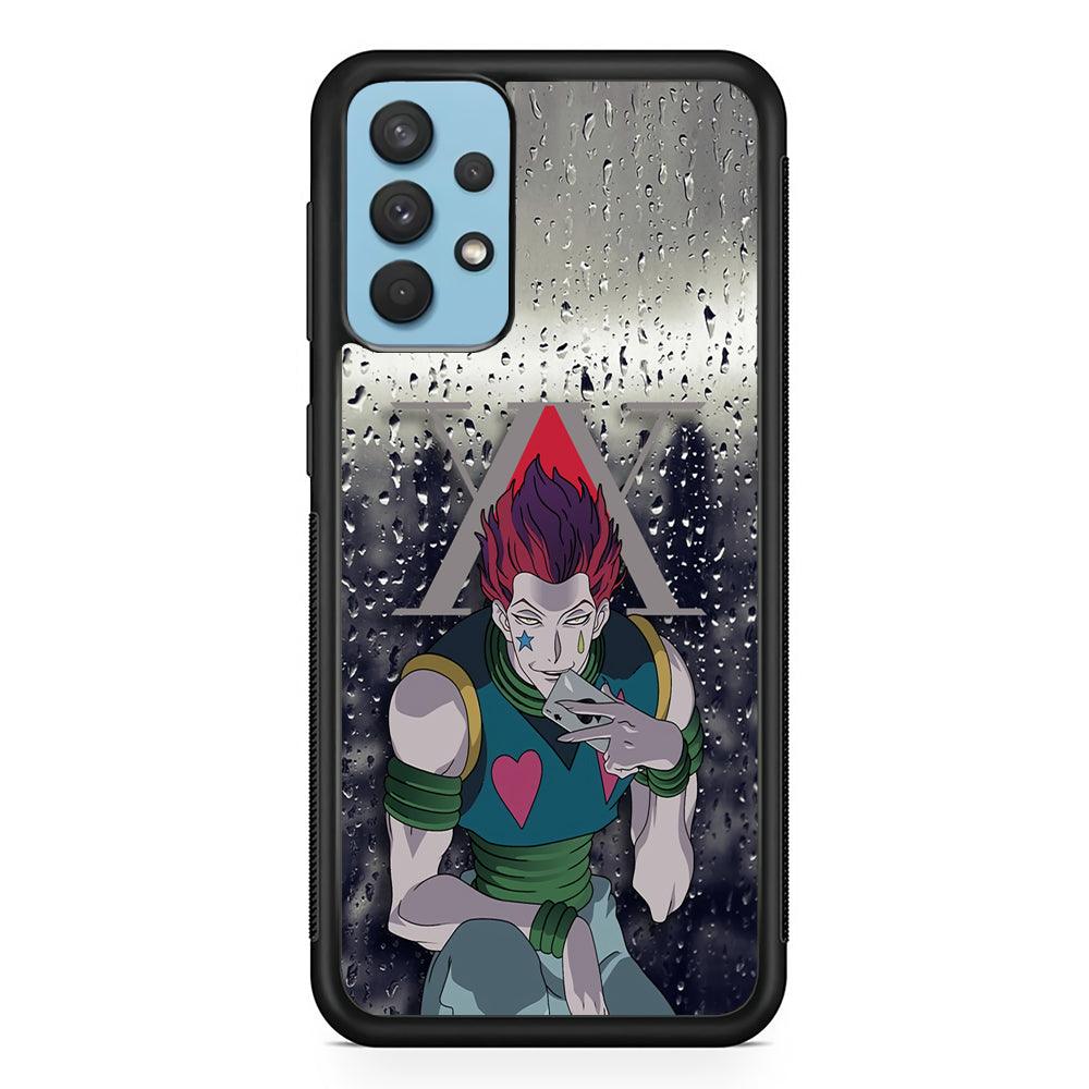 Hunter x Hunter a Day with Hisoka Samsung Galaxy A32 Case-Rubber Black (2D Case)-Oxvistore