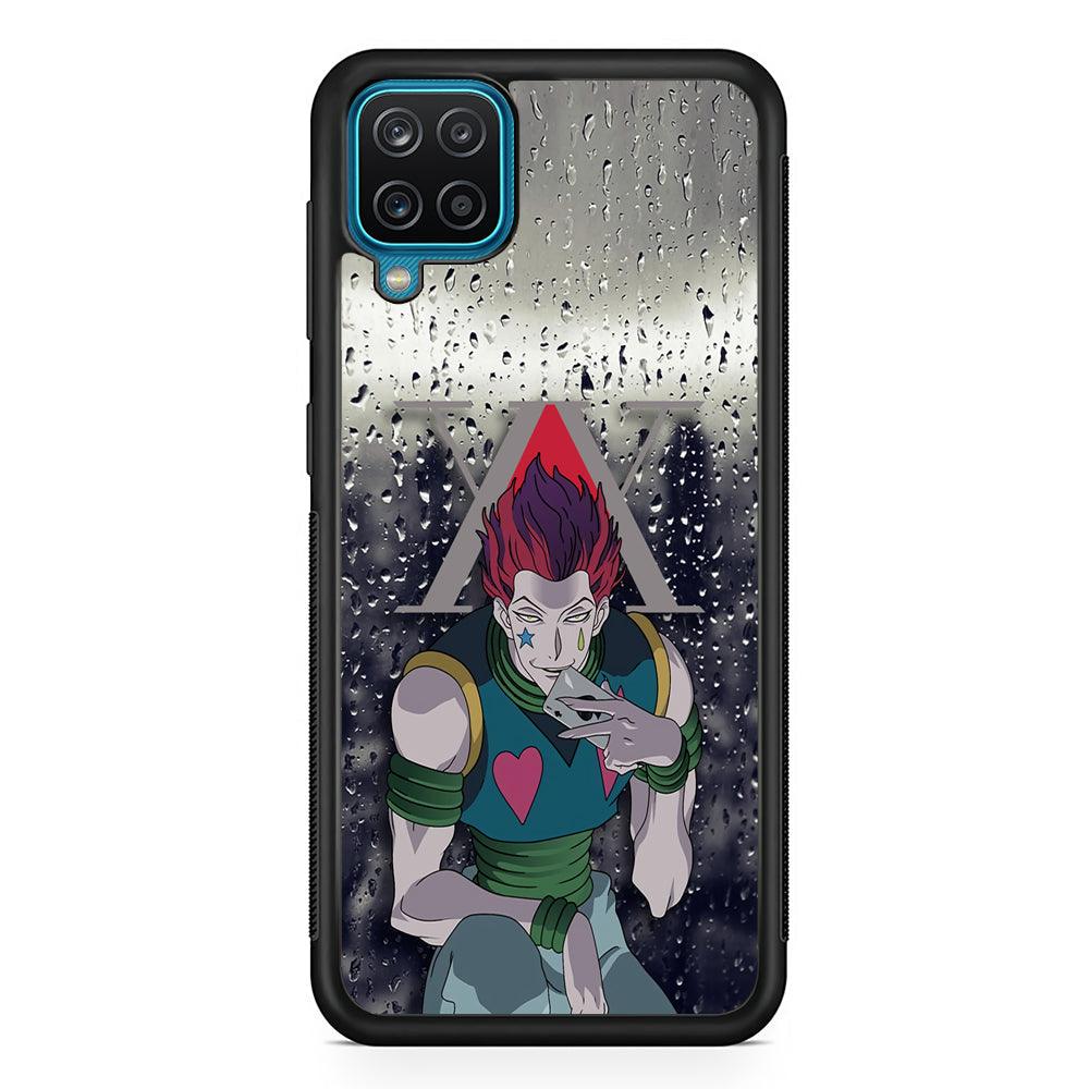 Hunter x Hunter a Day with Hisoka Samsung Galaxy A12 Case-Rubber Black (2D Case)-Oxvistore