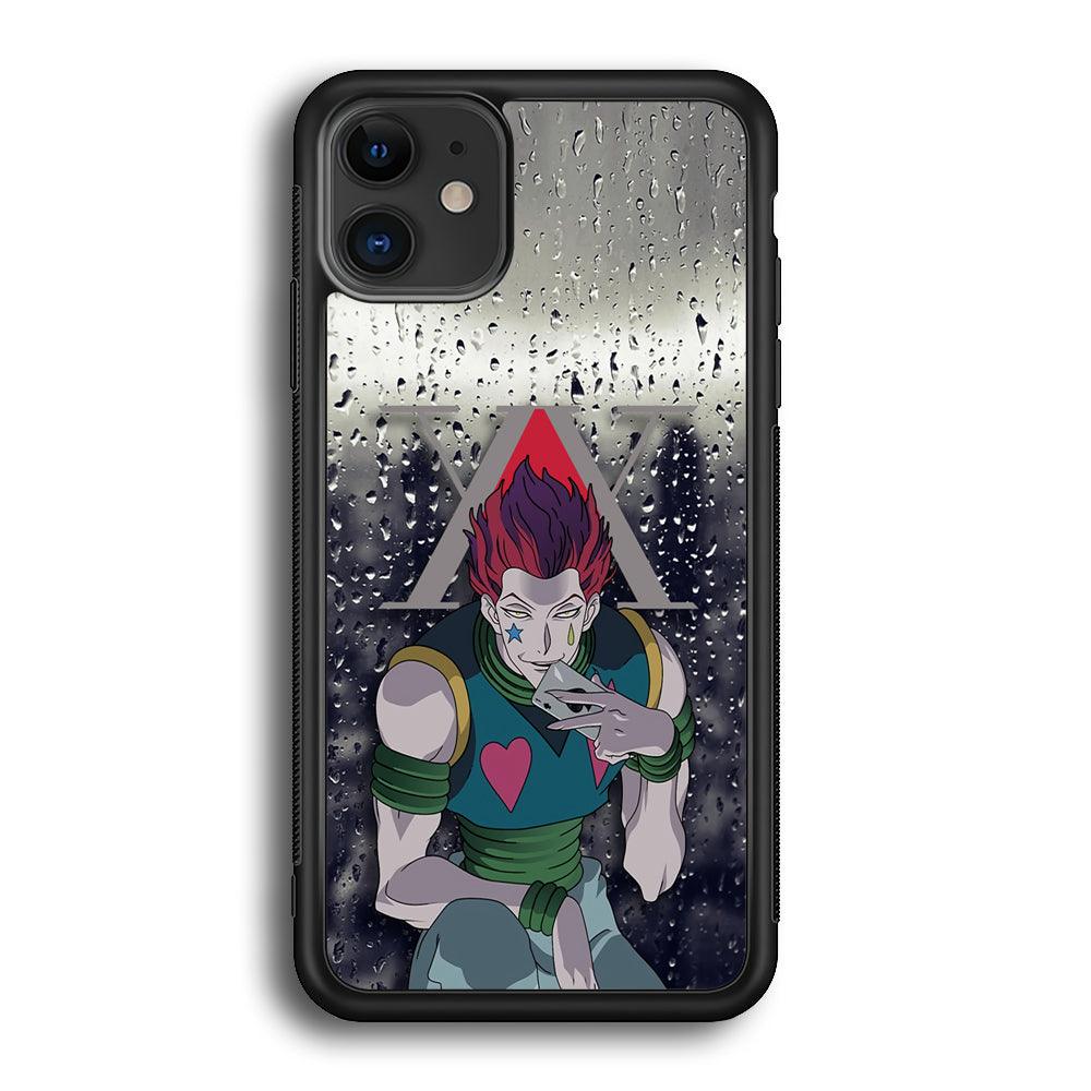 Hunter x Hunter a Day with Hisoka iPhone 12 Case-Rubber Black (2D Case)-Oxvistore