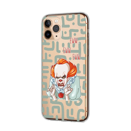 IT Pennywise Feeling Disgusted Clear Soft Case-Oxvistore