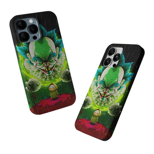 IT X Rick And Morty 2 in 1 Tough Phone Case-Oxvistore