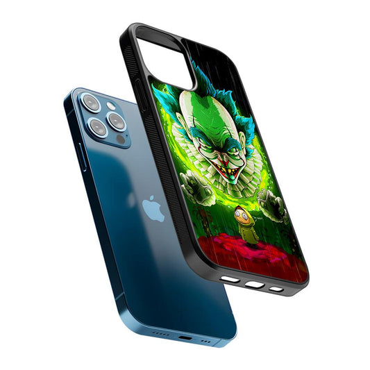 IT X Rick And Morty 2D Rubber Phone Case-Oxvistore