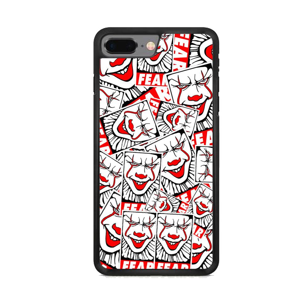 IT Fear Smile iPhone 7 Plus Case-Rubber Black (2D Case)-Oxvistore