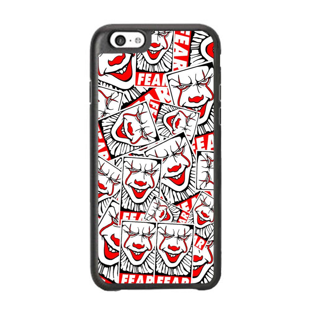IT Fear Smile iPhone 6 Plus | 6s Plus Case-Rubber Black (2D Case)-Oxvistore
