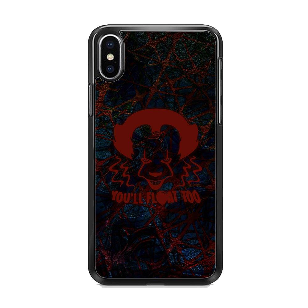 IT will Come to You iPhone XS Case-Rubber Black (2D Case)-Oxvistore