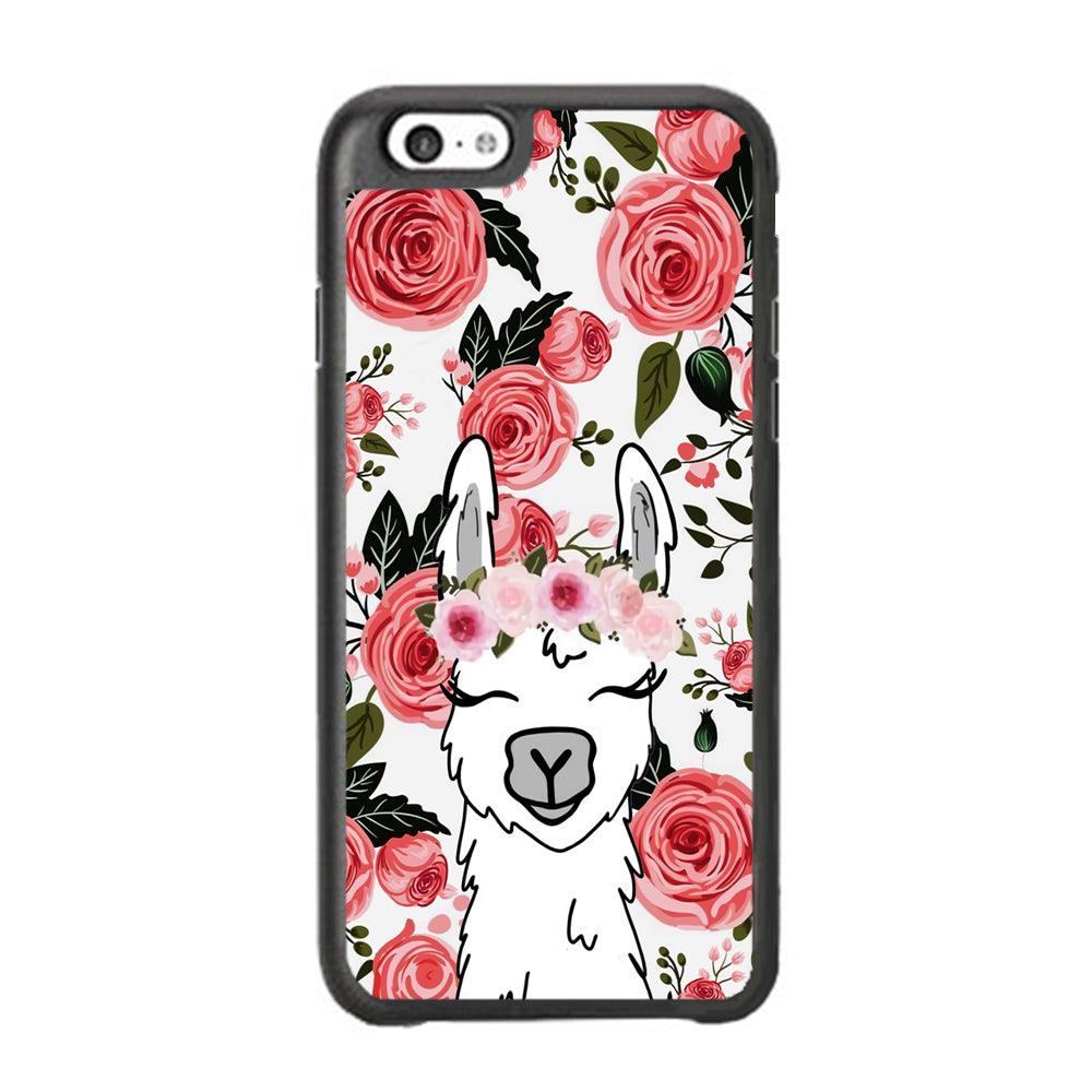 Ilama Flower Angel iPhone 6 Plus | 6s Plus Case-3D Case-Oxvistore
