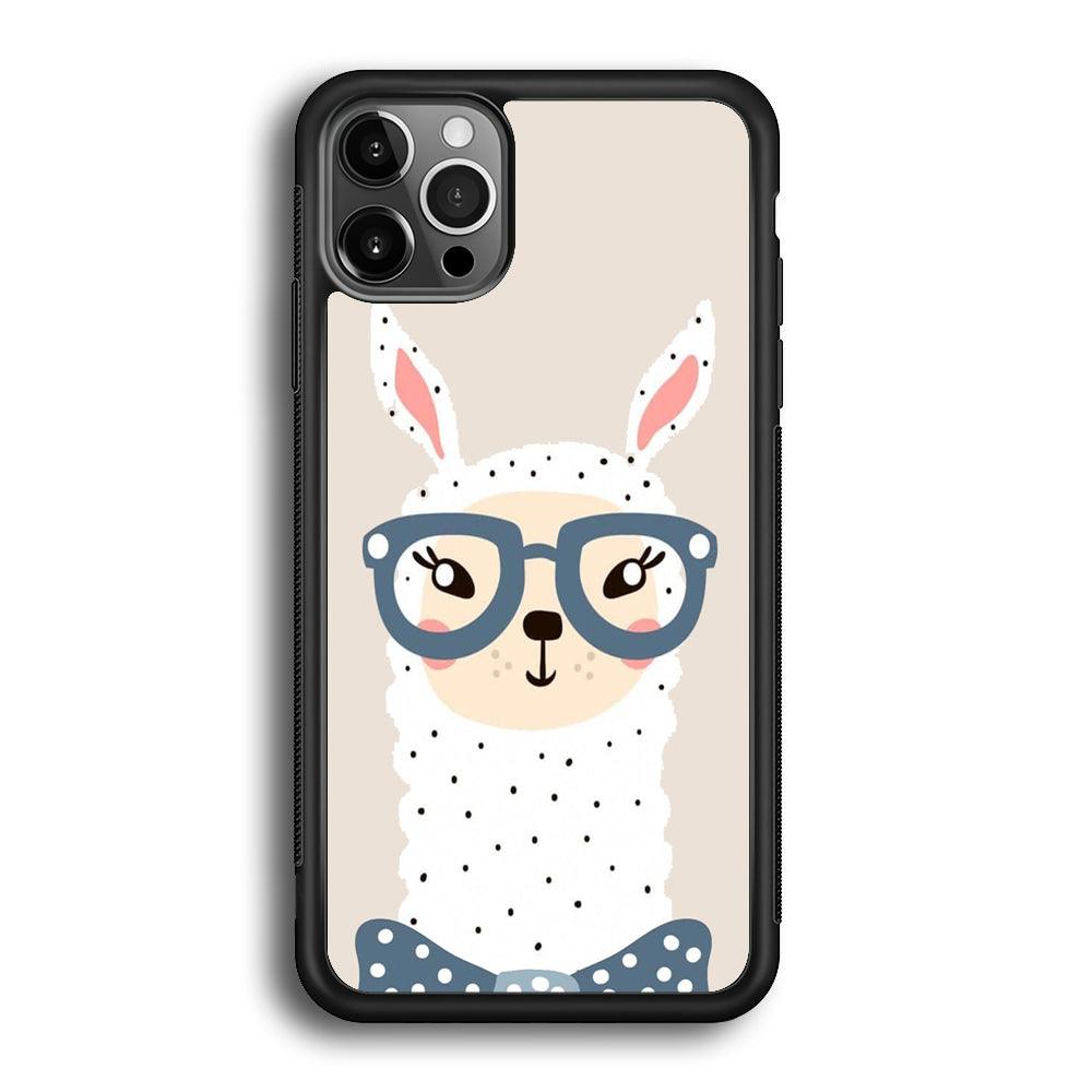Ilama, Tell Me a Story iPhone 12 Pro Case-Rubber Black (2D Case)-Oxvistore