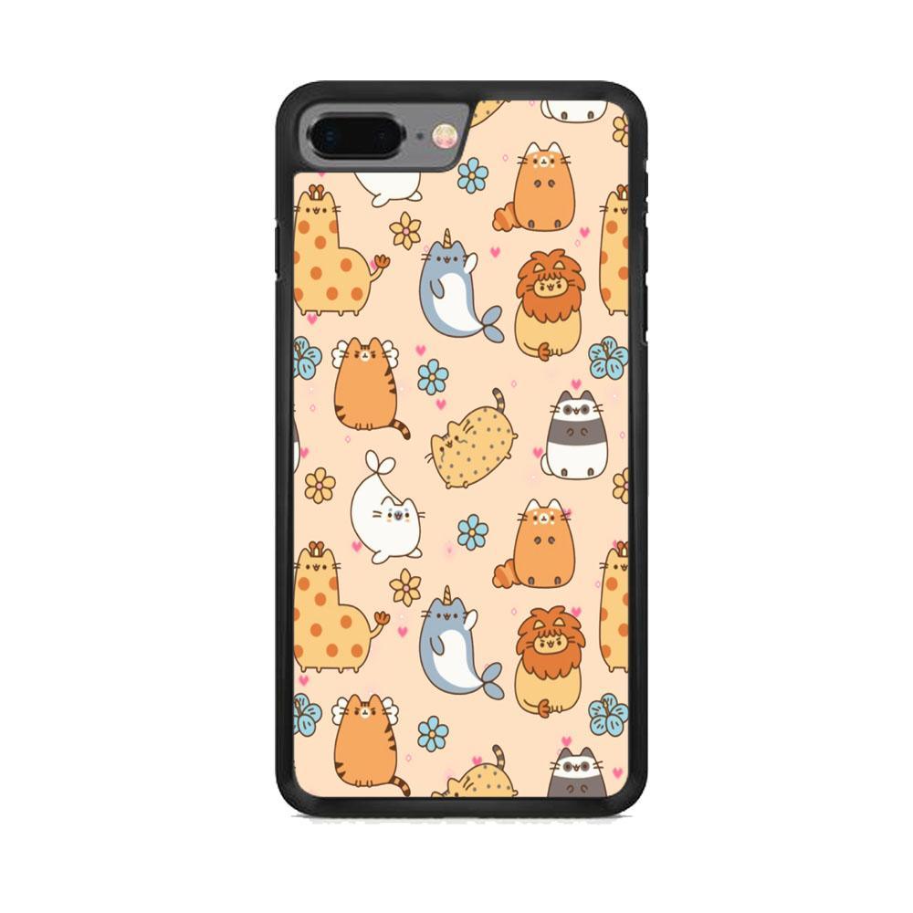 Imagine Life in Similarity iPhone 8 Plus Case-Rubber Black (2D Case)-Oxvistore