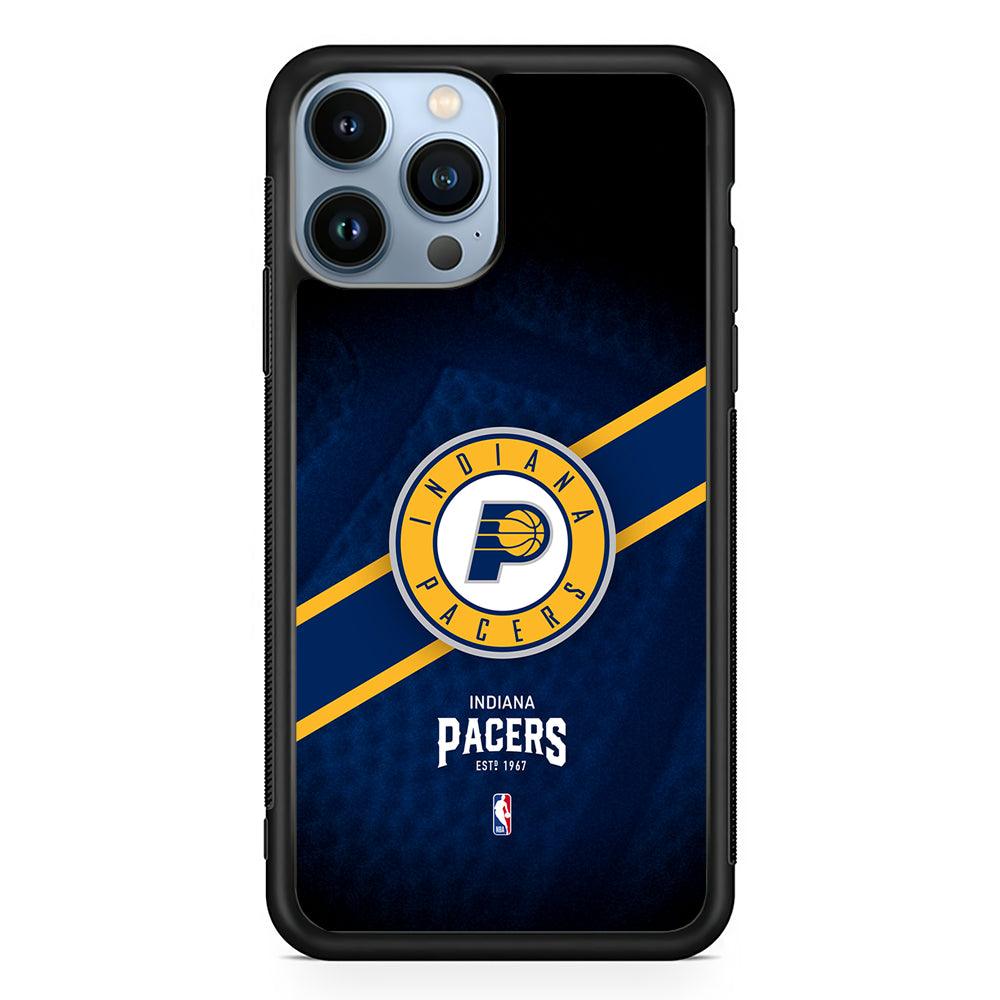 Indiana Pacers Logo 2D Rubber Phone Case-Black-Oxvistore