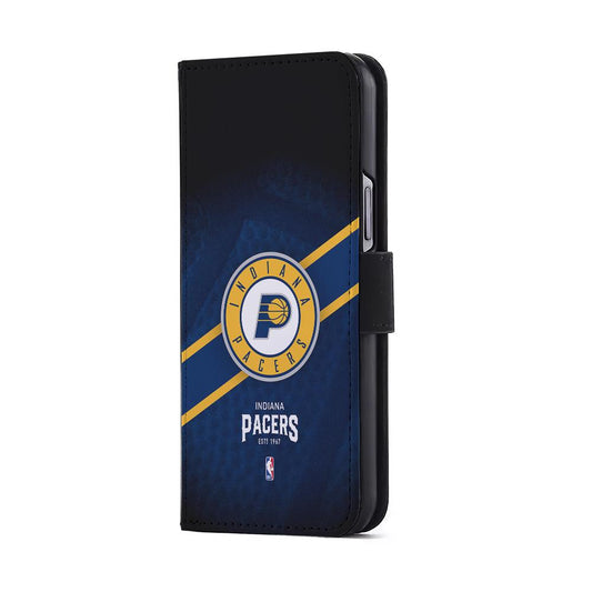 Indiana Pacers Logo Flip Wallet Phone Case-Oxvistore