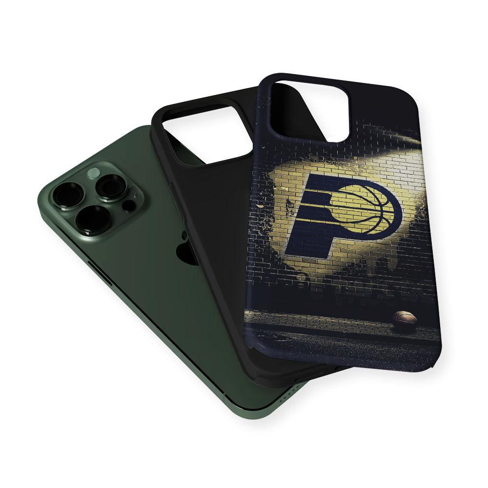 Indiana Pacers Wall 2 in 1 Tough Phone Case-Oxvistore