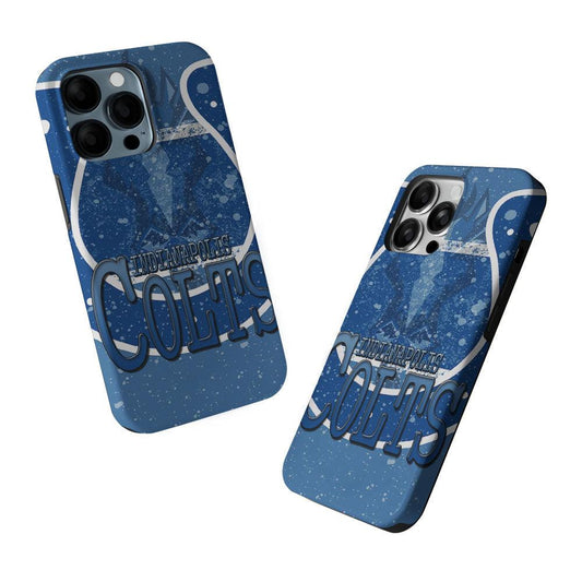 Indianapolis Colts Logo 2 in 1 Tough Phone Case-Oxvistore