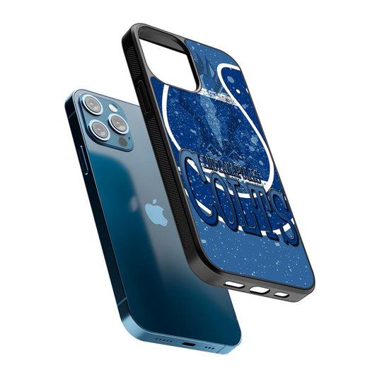 Indianapolis Colts Logo 2D Rubber Phone Case-Oxvistore