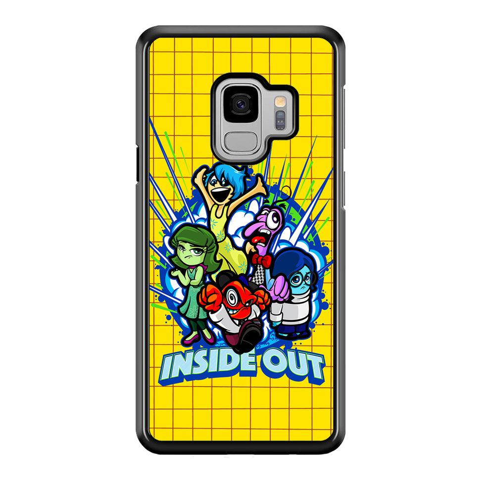 Inside Out Emotional Outburst Samsung Galaxy S9 Case-Rubber Black (2D Case)-Oxvistore