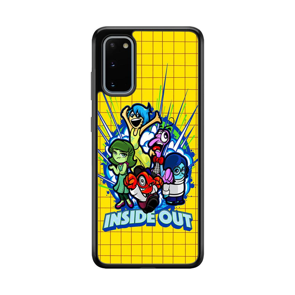 Inside Out Emotional Outburst Samsung Galaxy S20 Case-Rubber Black (2D Case)-Oxvistore