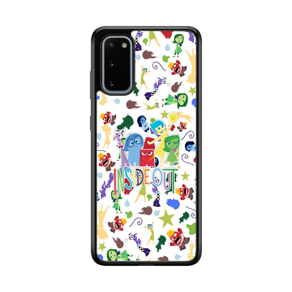 Inside Out Express Yourself Samsung Galaxy S20 Case-Rubber Black (2D Case)-Oxvistore