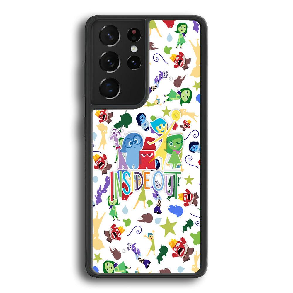 Inside Out Express Yourself Samsung Galaxy S24 Ultra Case-Rubber Black (2D Case)-Oxvistore