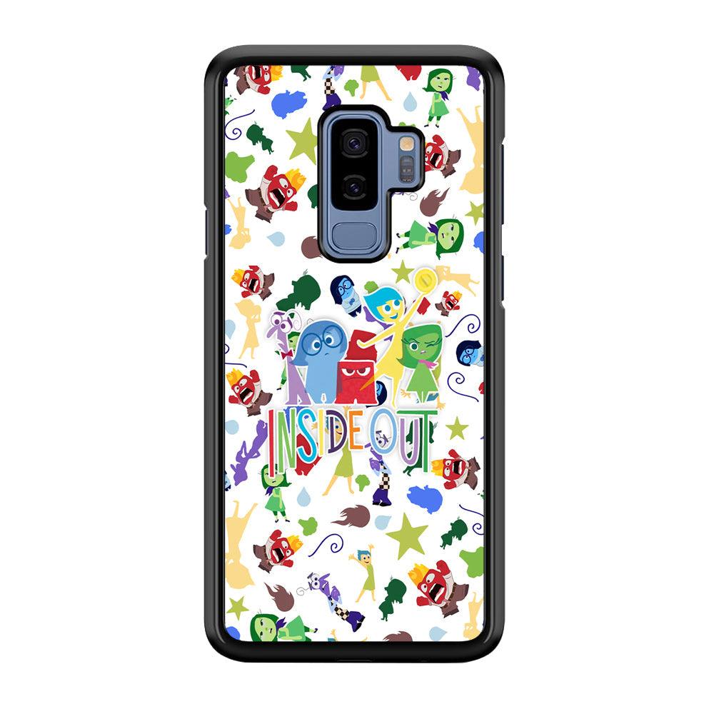 Inside Out Express Yourself Samsung Galaxy S9 Plus Case-Rubber Black (2D Case)-Oxvistore