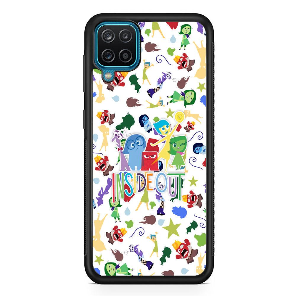 Inside Out Express Yourself Samsung Galaxy A12 Case-Rubber Black (2D Case)-Oxvistore