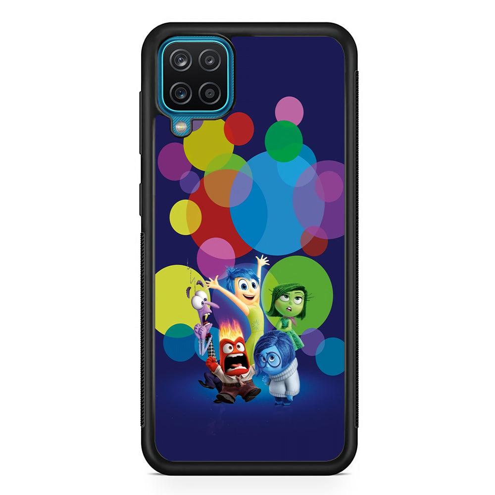 Inside Out Paradise of Mind Samsung Galaxy A12 Case-Rubber Black (2D Case)-Oxvistore