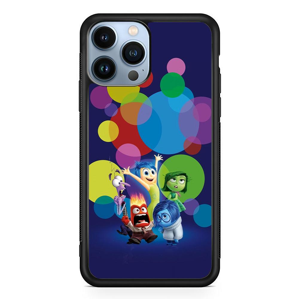 Inside Out Paradise of Mind iPhone 15 Pro Max Case-Rubber Black (2D Case)-Oxvistore