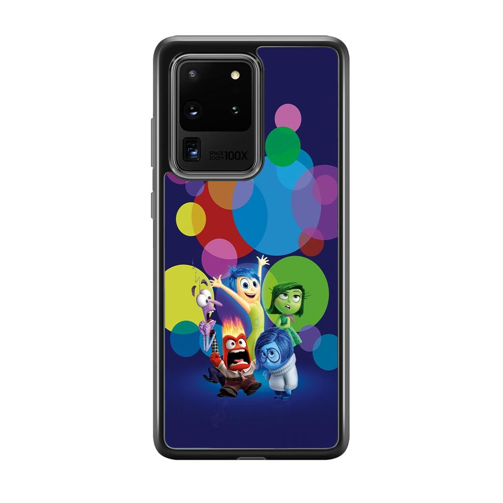 Inside Out Paradise of Mind Samsung Galaxy S20 Ultra Case-Rubber Black (2D Case)-Oxvistore