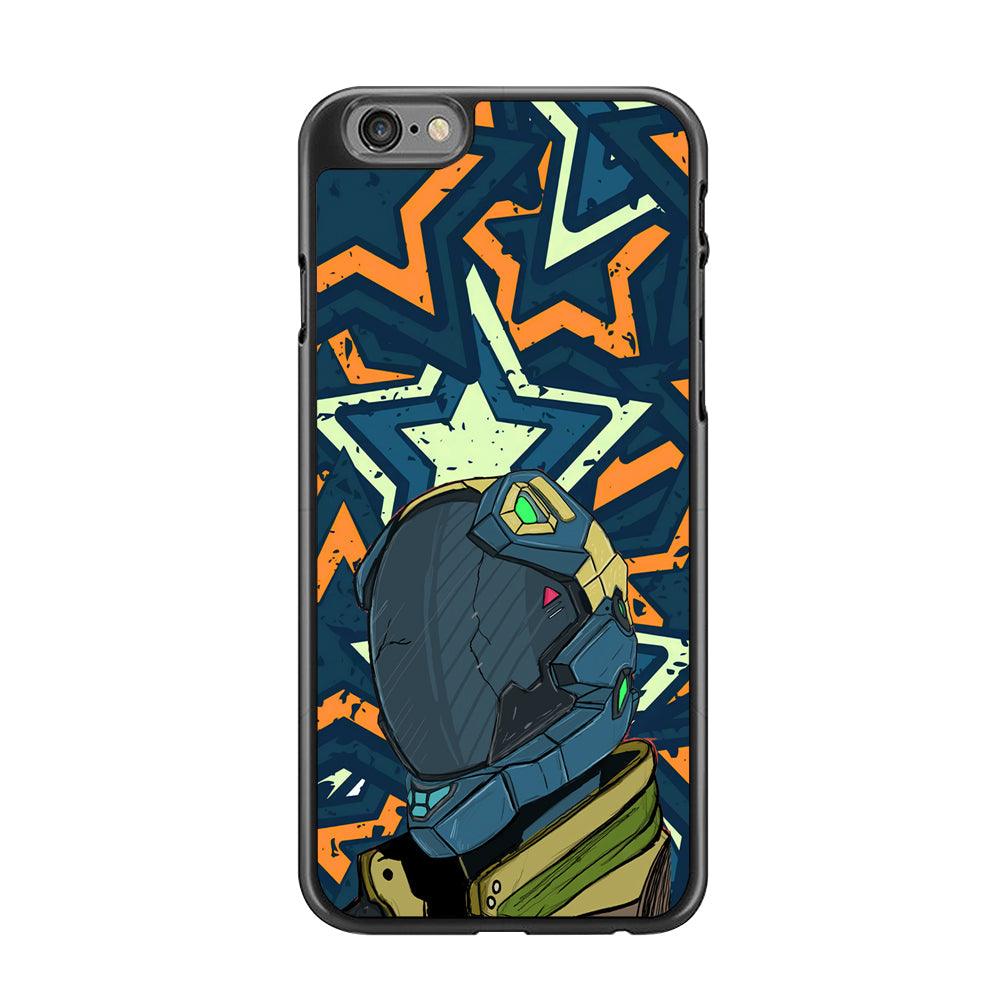 Intergalactic Hunter iPhone 6 Plus | 6s Plus Case-Rubber Black (2D Case)-Oxvistore