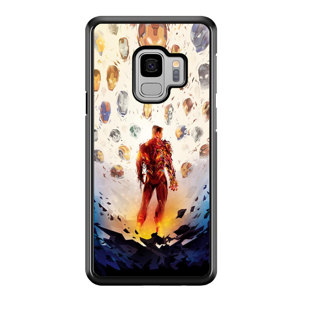 Iron Man Soul of Heroes Samsung Galaxy S9 Case-Rubber Black (2D Case)-Oxvistore