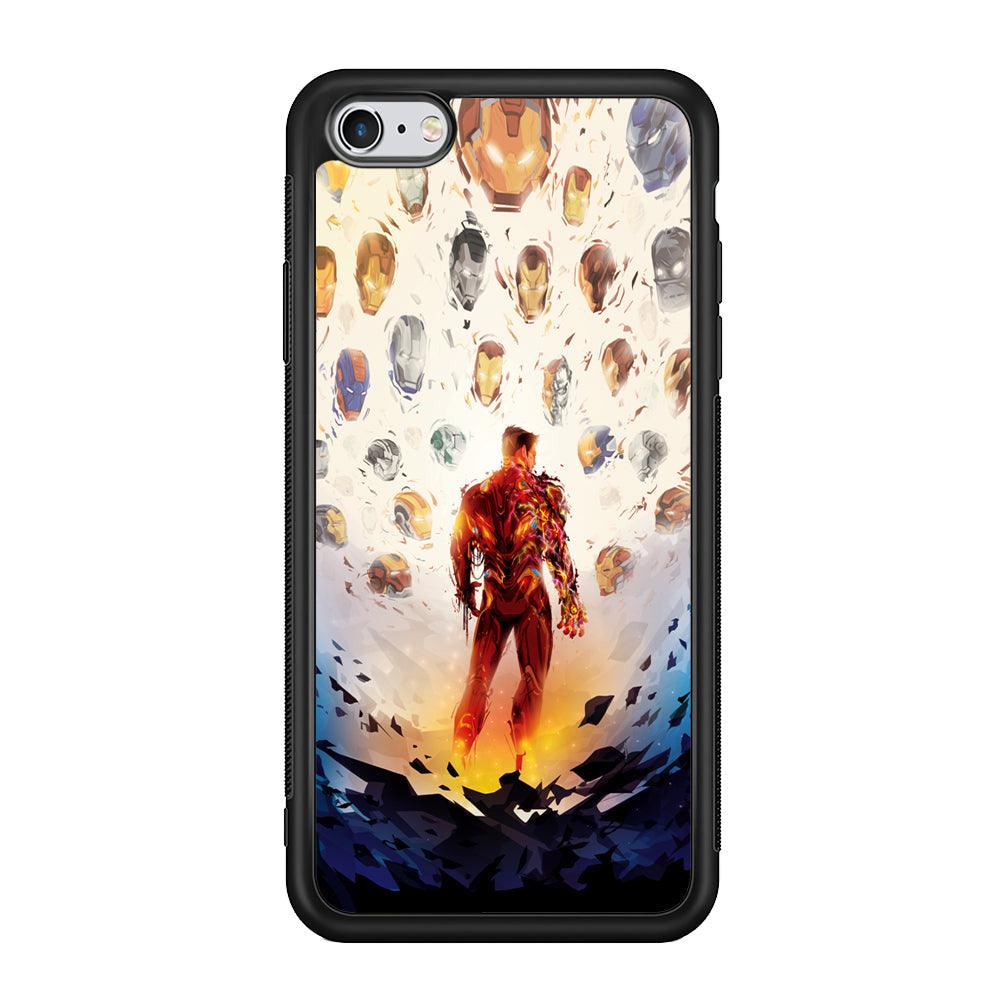 Iron Man Soul of Heroes iPhone 6 Plus | 6s Plus Case-Rubber Black (2D Case)-Oxvistore