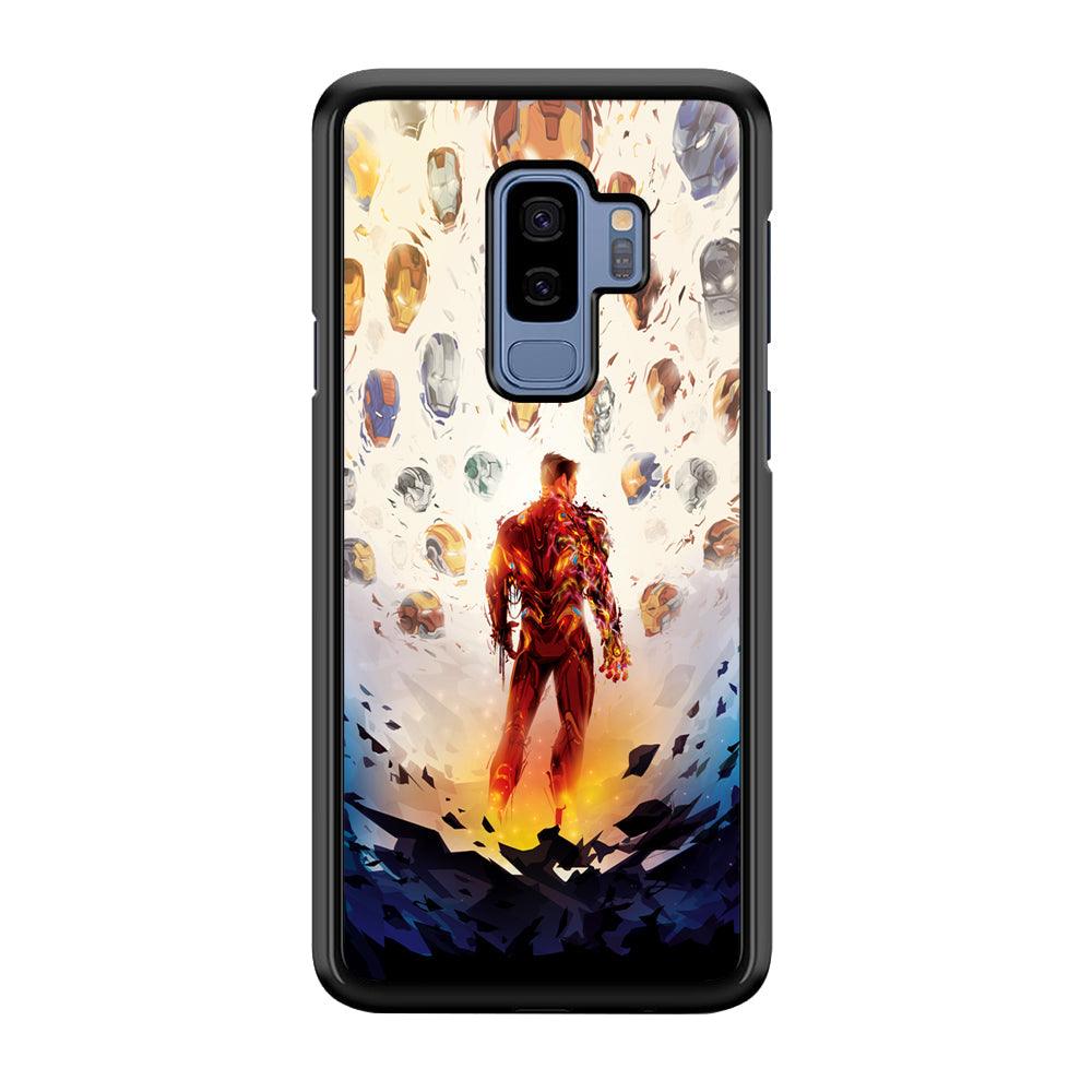 Iron Man Soul of Heroes Samsung Galaxy S9 Plus Case-Rubber Black (2D Case)-Oxvistore