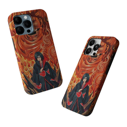 Itachi Uchiha Susanoo 2 in 1 Tough Phone Case-Oxvistore