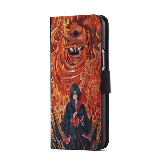 Itachi Uchiha Susanoo Flip Wallet Phone Case-Oxvistore