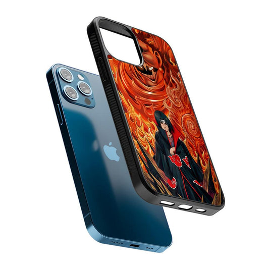 Itachi Uchiha Susanoo 2D Rubber Phone Case-Oxvistore