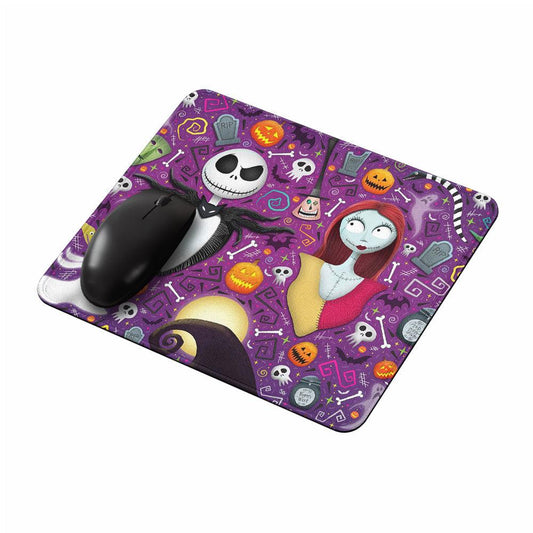 Jack Skellington and Sally Pattern Mouse Pads-Oxvistore