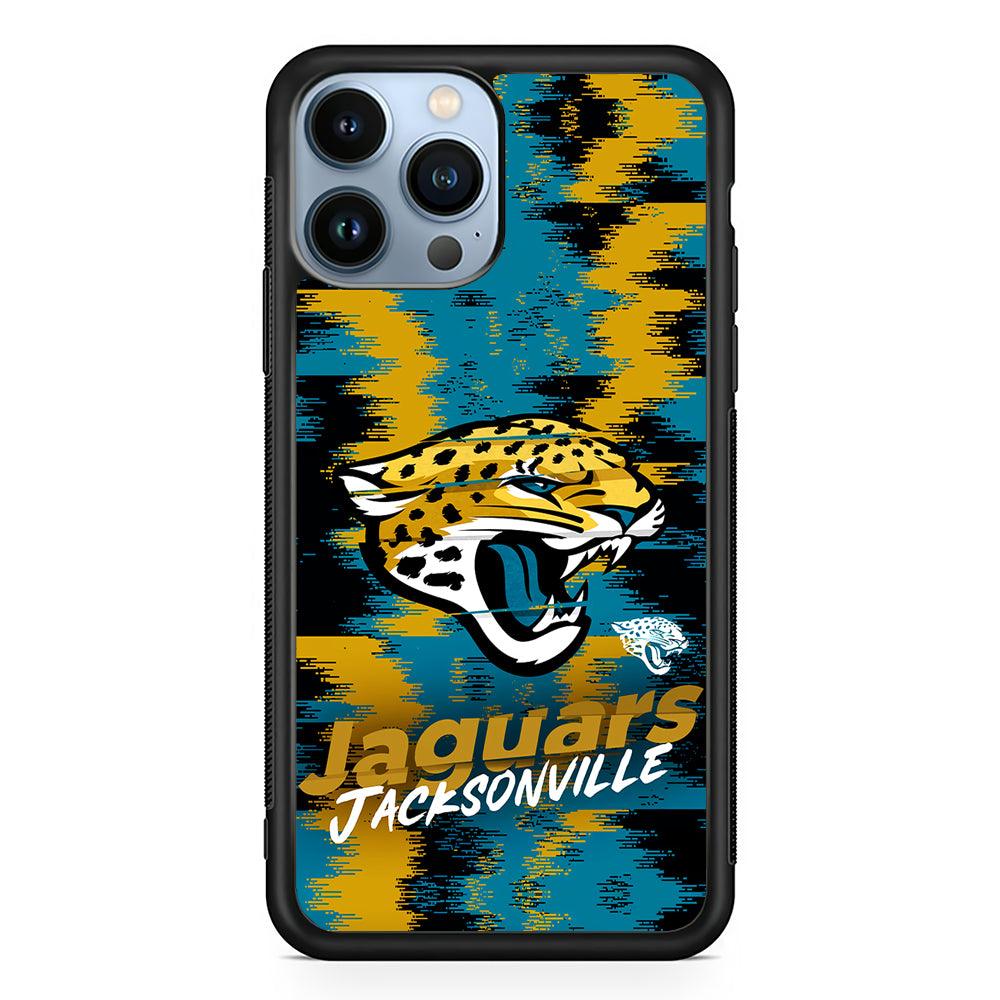 Jacksonville Jaguars Abstract Color 2D Rubber Phone Case-Black-Oxvistore