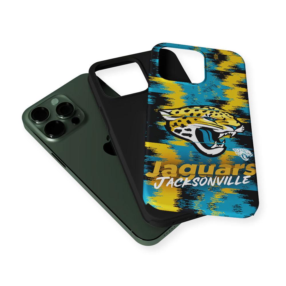 Jacksonville Jaguars Abstract Color 2 in 1 Tough Phone Case-Oxvistore