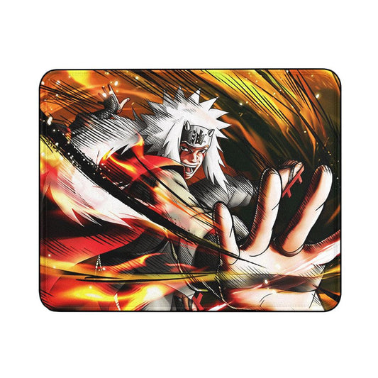Jiraiya Naruto Art Mouse Pads | Custom Mouse Pad with Non-Slip Rubber Base