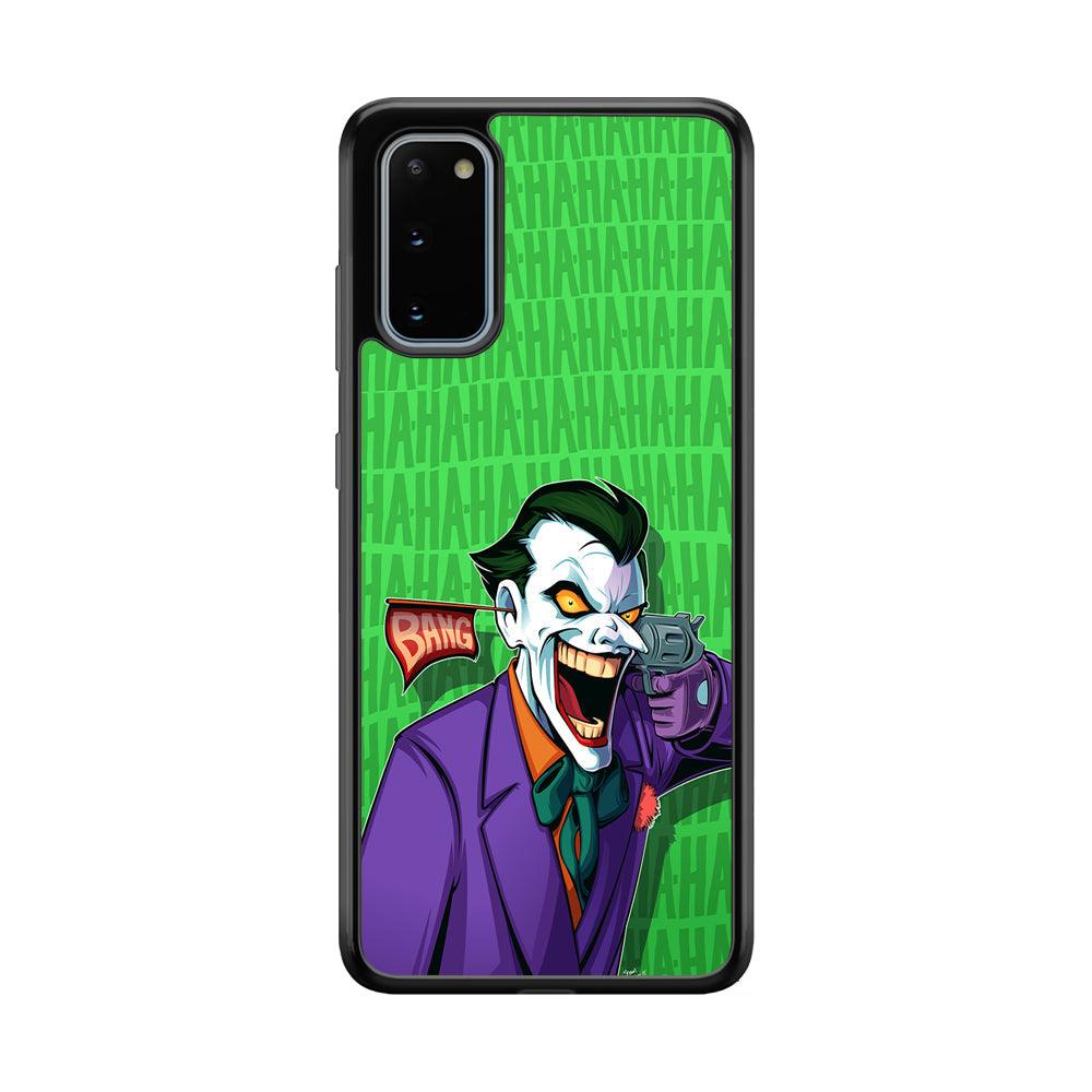 Joker Bang Your Enemy Samsung Galaxy S20 Case-Rubber Black (2D Case)-Oxvistore